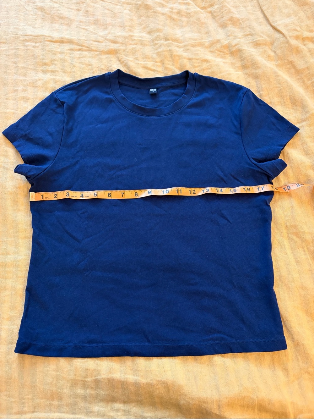 Blue Uniqlo short sleeve, size L
